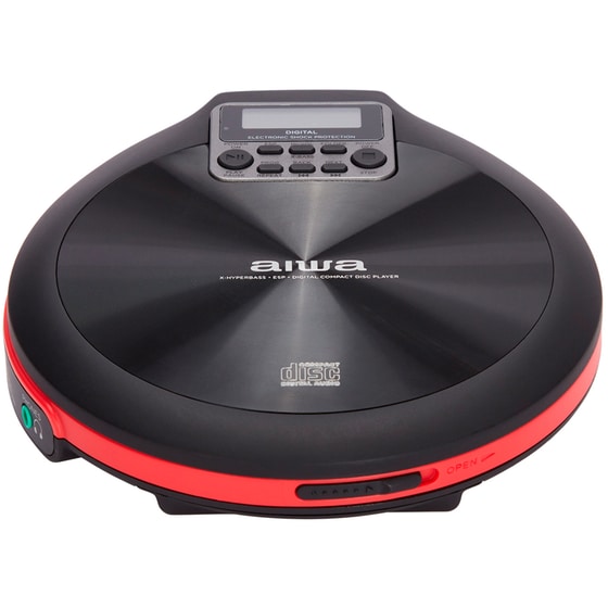 Φορητό CD Player AIWA PCD-810RD - Μαύρο/Κόκκινο image 3