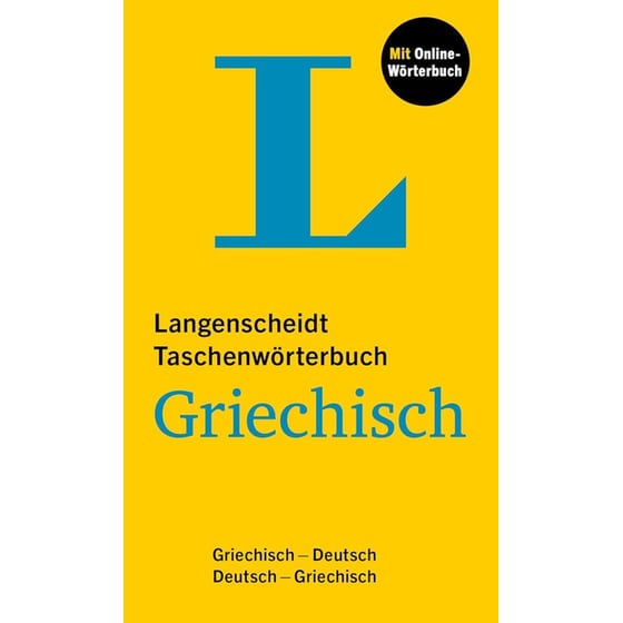 Langenscheidt Taschenwörterbuch Griechisch, Griechisch-Deutsch/Deutsch-Griechisch mit Online-Wörterbuch image 0