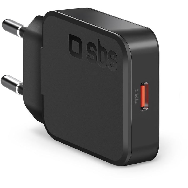 Φορτιστής Πρίζας SBS Slim Wall Charger USB-C 20W - Black