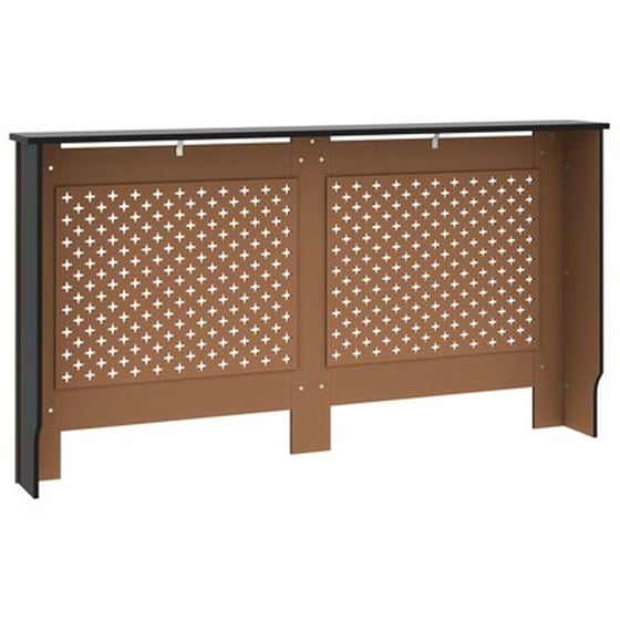 Vidaxl Κάλυμμα Καλοριφέρ Μαύρο 152 X 19 X 81 Εκ. Από Mdf image 5