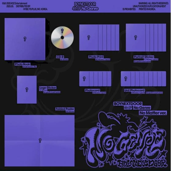 4th EP No Genre (No Matter Ver.) image 1