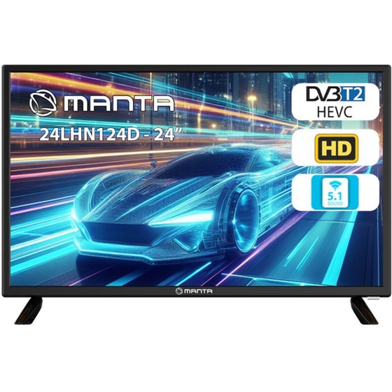 Manta LED 24" HD Ready Τηλεόραση 24LHN124D 12V image 0