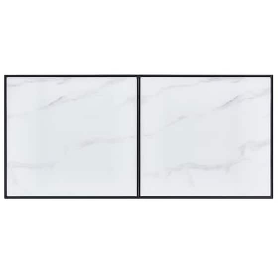 Τραπεζαρία Vidaxl από Ψημένο Γυαλί 160x80x75 cm - Λευκή image 4