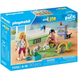 PLAYMOBIL® Starter Pack Παίζοντας Με Τα Κουνελάκια (71753)