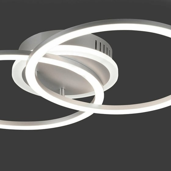 Trio Lighting Venida Πλαφονιέρα Οροφής 50εκ. Γκρι με Ενσωματωμένο LED image 5