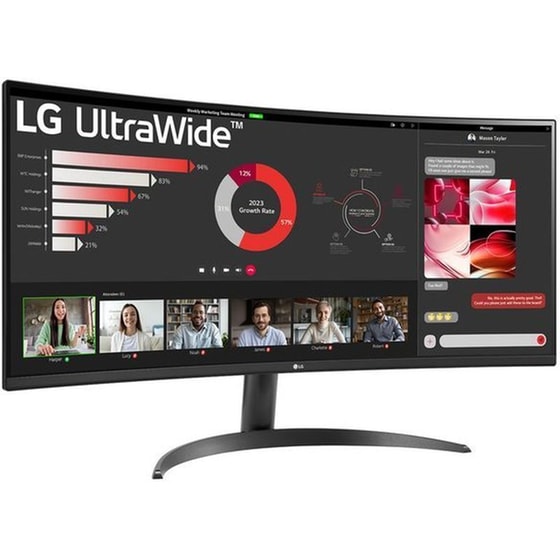 LG UltraWide 34WR50QK Monitor 34'' QHD VA Curved 100Hz 5ms image 2