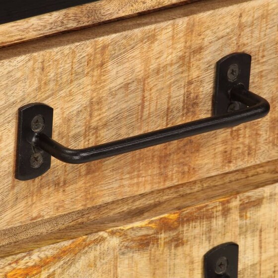 Έπιπλο Τηλεόρασης VidaXL από Ξύλο 120x30x40cm - Καφέ/Μαύρο image 7