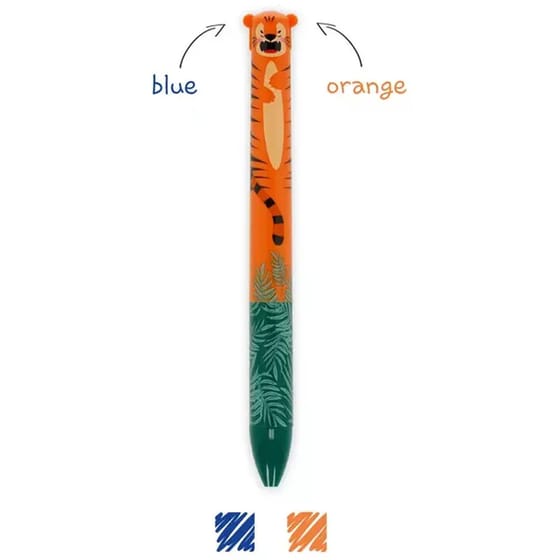 Στυλό Διαρκείας Legami 2 Χρωμάτων Tiger 1.0 mm image 0