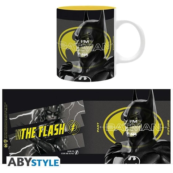 Κούπα Abystyle DC Comics The Flash and Batman Κεραμική 320 ml - Κίτρινη/Μαύρη image 1