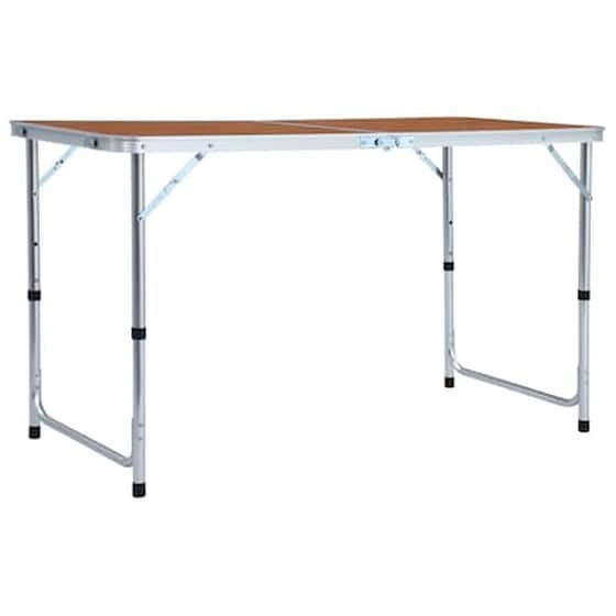 Vidaxl Τραπέζι Κάμπινγκ Πτυσσόμενο 120 X 60 Εκ. Αλουμινίου image 0