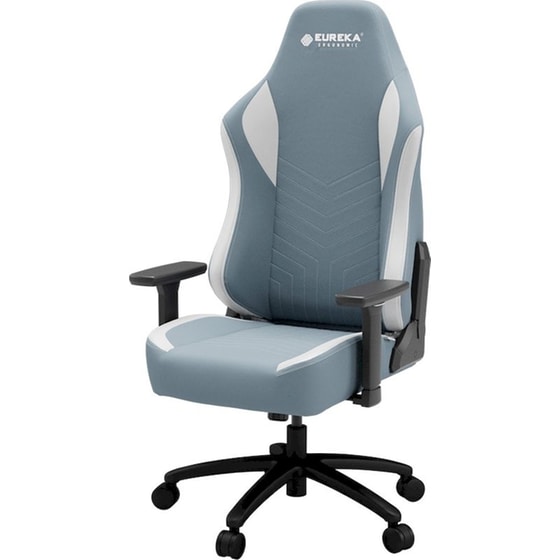 Gaming Καρέκλα Eureka Ergonomic ERK-GC09-BU Υφασμάτινη - Γαλάζια image 1