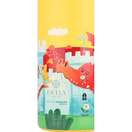 Παιδικός Θερμός Estia Wonder Bottle Save the Aegean Fortress Dragon 500ml image 2