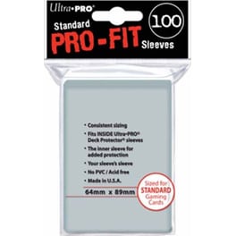 Ultra Pro Pro-fit Standard Sleeves 100 Τμχ