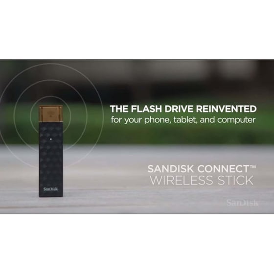 WiFi USB stick SanDisk Wireless Connect Stick 128GB 2.0 Μαύρο image 2
