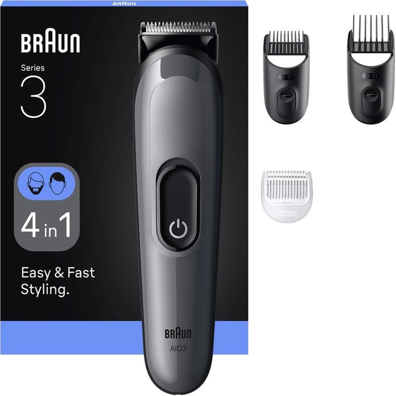 BRAUN Σετ Περιποίησης 4 in 1 Braun Multigroom Series 3 AIO3500