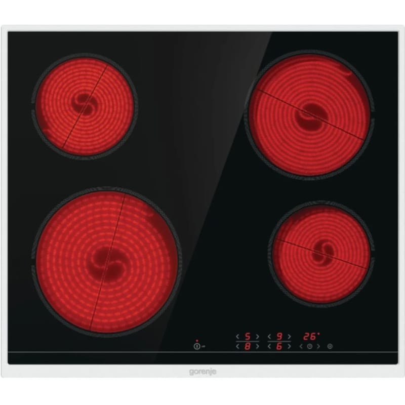 GORENJE GORENJE ECT641BX 60 cm Μαύρο Εστία Κεραμική Αυτόνομη