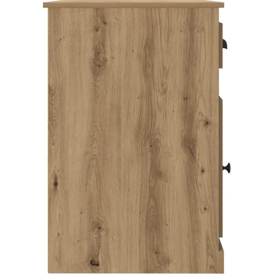 Γραφείο VidaXL από Επεξεργασμένο Ξύλο 50x115x75 cm - Artisan Δρυς image 6