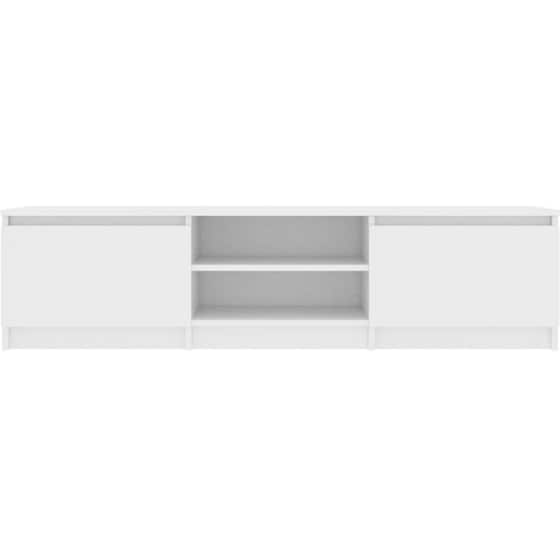 Έπιπλο Τηλεόρασης VidaXL από Μοριοσανίδα 140x40x35.5cm - Λευκό image 3