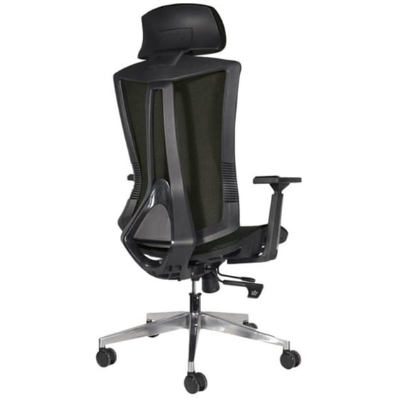 Καρέκλα Διευθυντική Woodwell BF9600 Υφασμάτινη - Μαύρη image 1