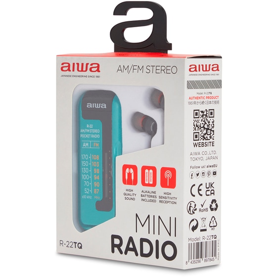 Ραδιόφωνο Aiwa R-22TQ - Τρικουάζ image 10