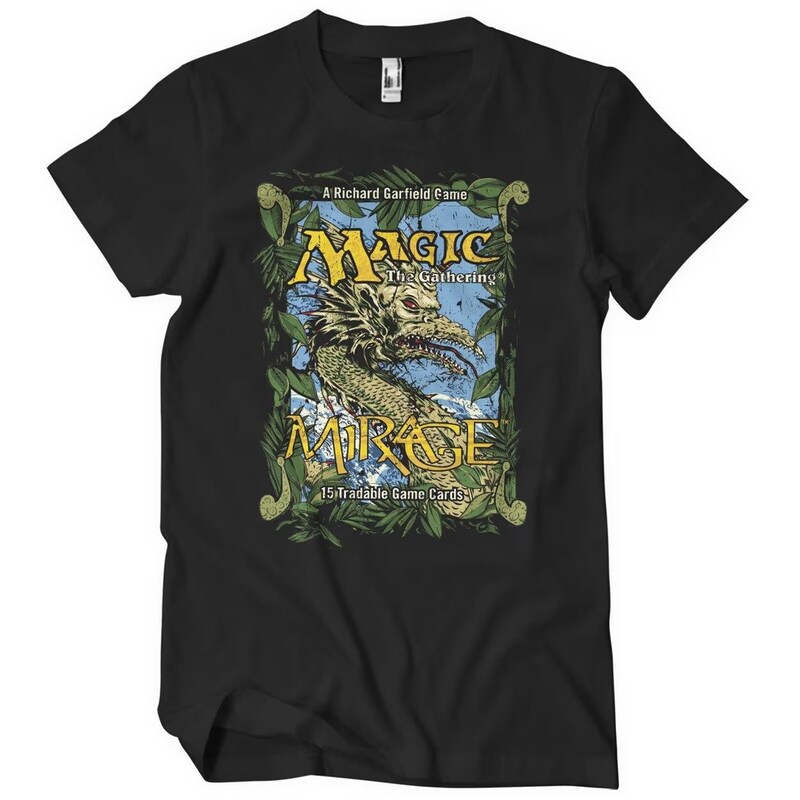 HYBRIS T-shirt Hybris Magic The Gathering Taniwha Mirage - Μαύρο