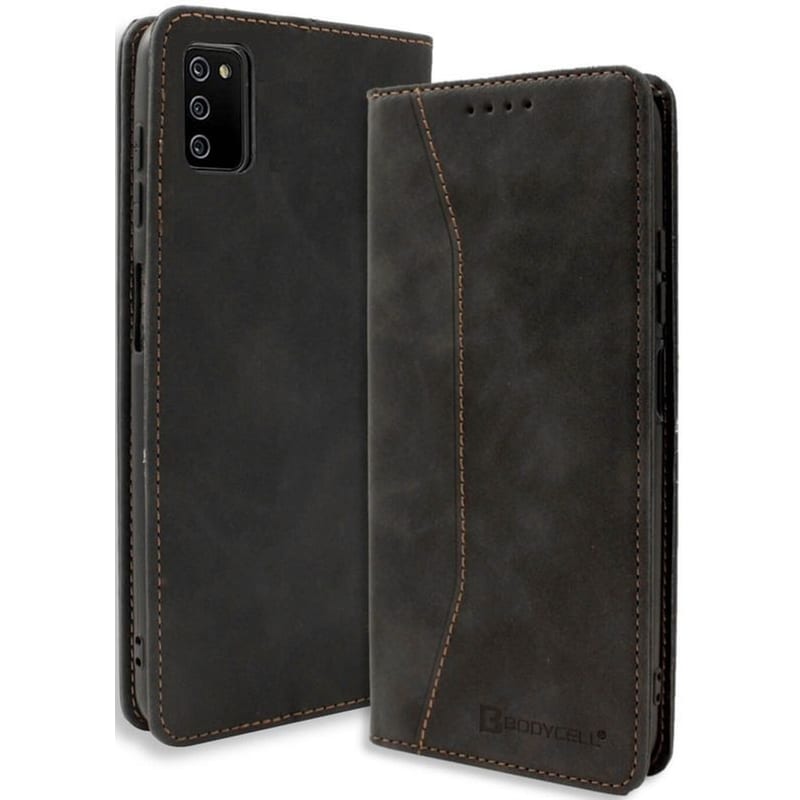 BODYCELL Θήκη Samsung Galaxy A03s - Bodycell Book Case Πορτοφόλι - Black (5206015067204)