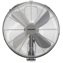 EUROLAMP 147-29380 Ανεμιστήρας Τοίχου Με Τηλεχειριστήριο Vintage 50W Inox