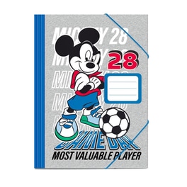 Φάκελος Πρεσπάν Διακάκης με Λάστιχο A3 Mickey Mouse