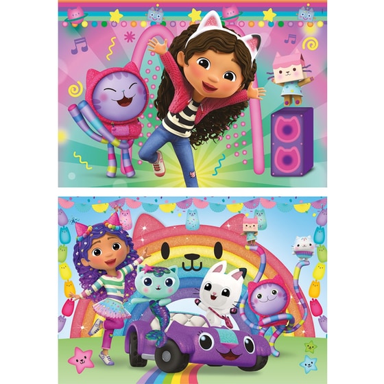 Παιδικό Παζλ Clementoni Super Color DreamWorks Gabby's Dollhouse (2x60 Κομμάτια) image 1