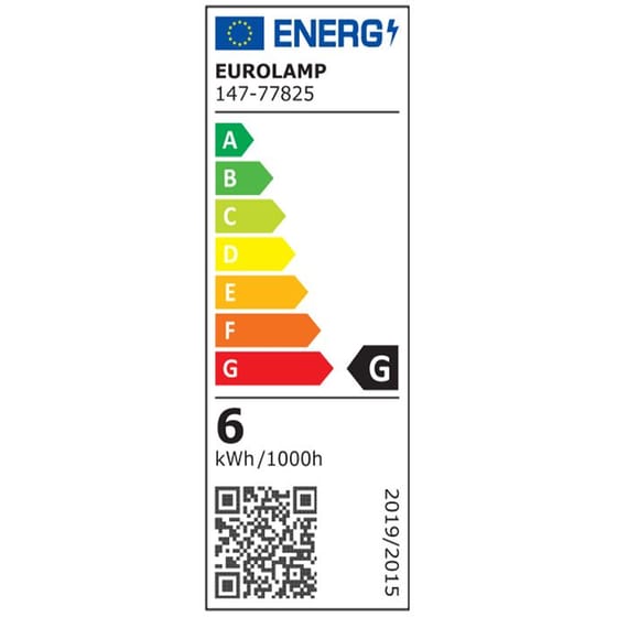 Λάμπα LED Eurolamp 147-77825 Gu10 6W 2700K 530LM 5x5.6cm - Θερμό Λευκό image 1