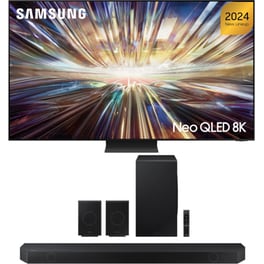 Samsung Neo QLED 75" 8K Mini LED Smart Τηλεόραση 75QN800D + Samsung HW-Q990D/EN Soundbar 656W 11.1.4 - Μαύρο