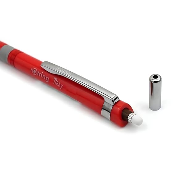 Μηχανικό Μολύβι Rotring Tikky με Γόμα 0.5 mm HB Κόκκινο image 1