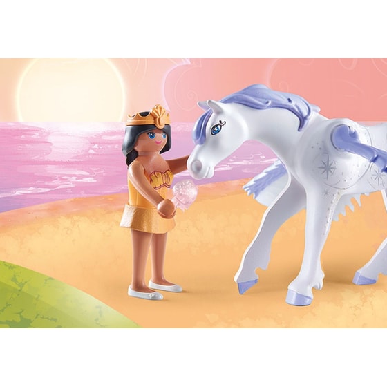 PLAYMOBIL® Princess Magic Πήγασος και Πριγκίπισσες Του Ουράνιου Τόξου (71361) image 5