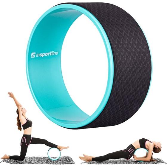 Yoga Wheel InSPORTline INS-17890 32 cm - Γαλάζιο/ Μαύρο image 4