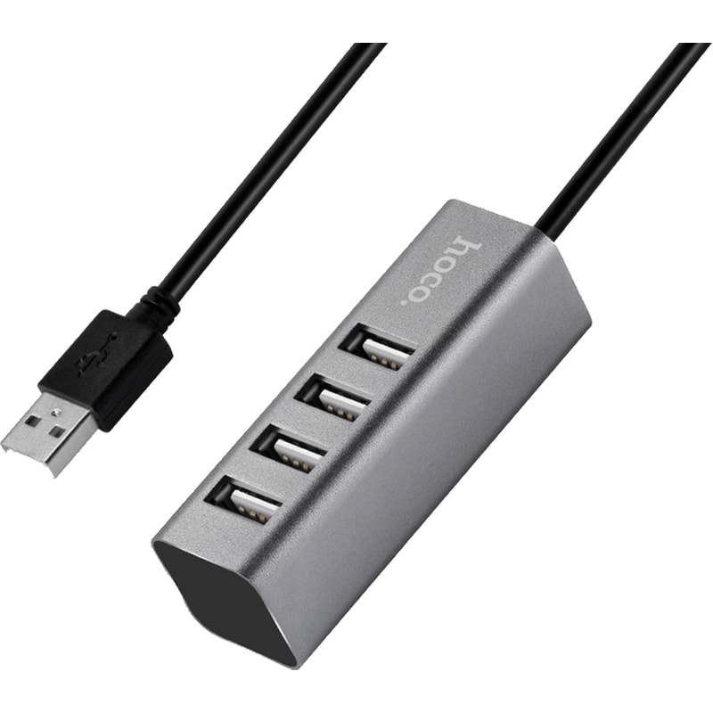 HOCO Hoco HB1 USB Hub 4-Port USB 2.0 συμβατό με USB-A