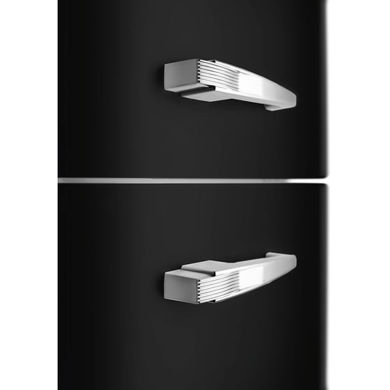 SMEG FAB30RBL5 294 Lt Μαύρο Δίπορτο Ψυγείο image 3