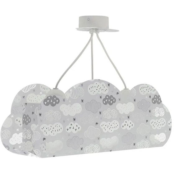 Παιδικό Φωτιστικό Οροφής Ango Clouds 41410E - Γκρι image 0