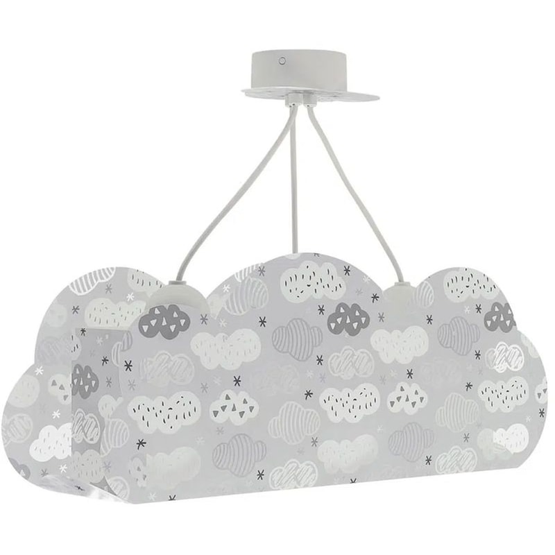 ANGO Παιδικό Φωτιστικό Οροφής Ango Clouds 41410E - Γκρι