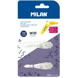 Ανταλλακτικά Διορθωτικής Ταινίας Milan 5mm x 6m (2 Τεμάχια)
