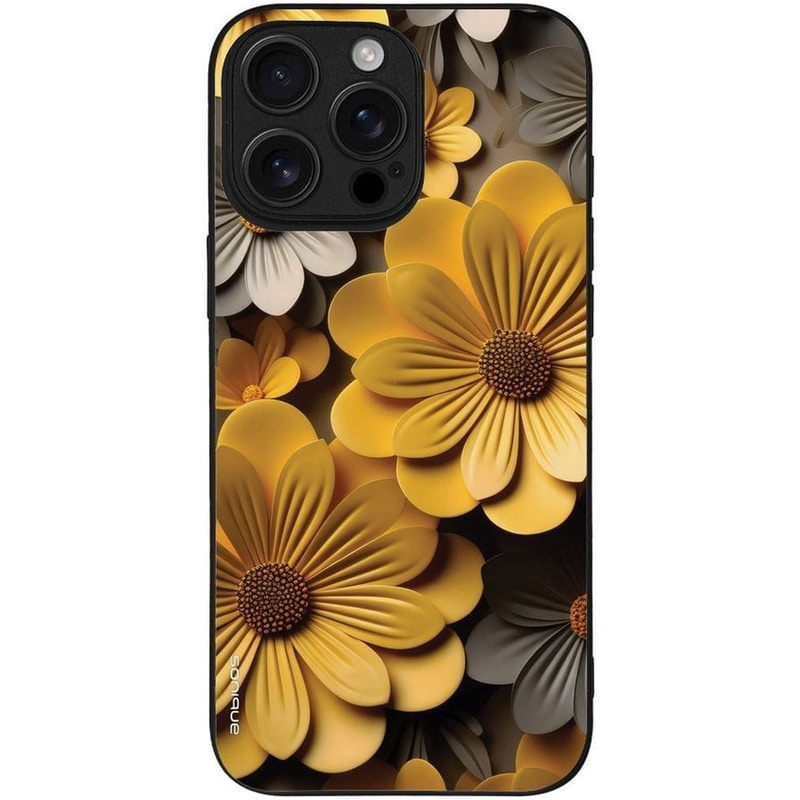 Θήκη Apple iPhone 16 Pro Max - Sonique 3D Flower Series - Κίτρινο
