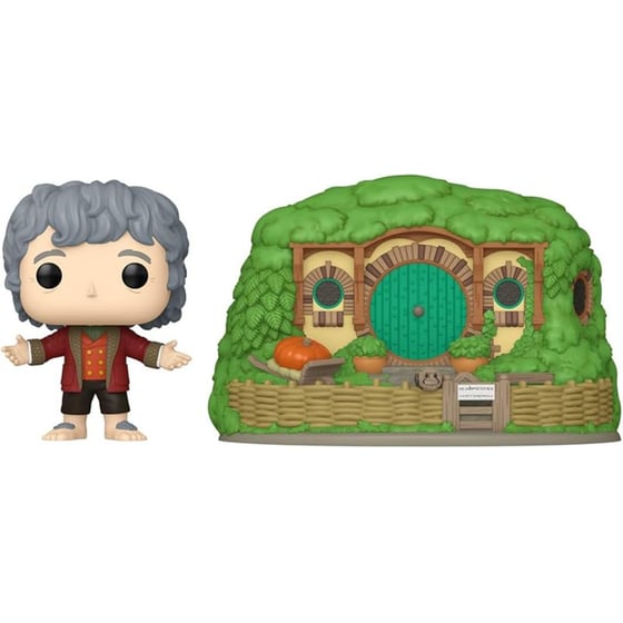 Funko Pop! Town - The Lord Of The Rings - Bilbo Baggins With Bag-end #39 image 0