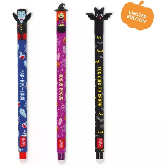 Στυλό Gel Legami Erasable The Boo Crew (3 Τεμάχια) image 0