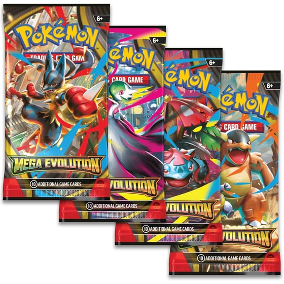 Pokémon TCG: Mega Evolution Booster 1 Φακελάκι - Τυχαία Επιλογή Σχεδίου image 0