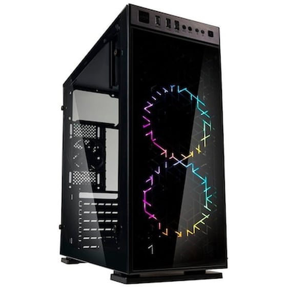 Kolink Inspire K1 Rgb Midi-tower, Tempered Glass Front - Pc Case - Black 2.35.63.00.006 Gekl-039 image 0