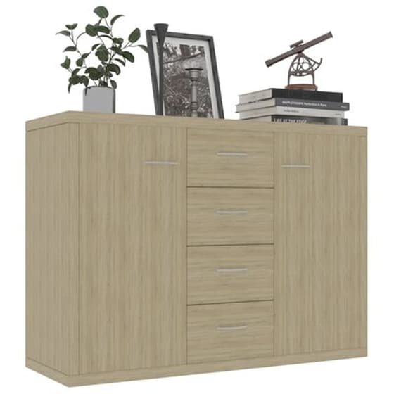 Vidaxl Μπουφές Sonoma Δρυς 88 X 30 X 65 Εκ. Από Μοριοσανίδα image 3