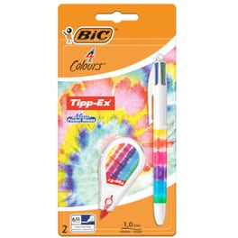 Στυλό Διαρκείας BIC 4 Χρώματα Rainbow Και Διορθωτικό 1.0 mm