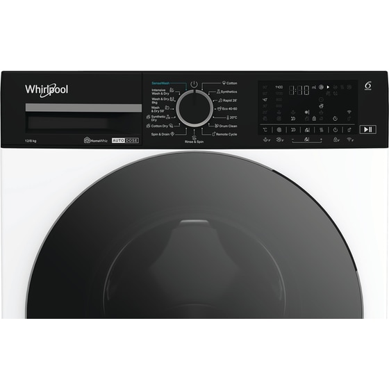 WHIRLPOOL WPD 2836W ADS EE 12 kg/8 kg Λευκό Πλυντήριο - Στεγνωτήριο image 4