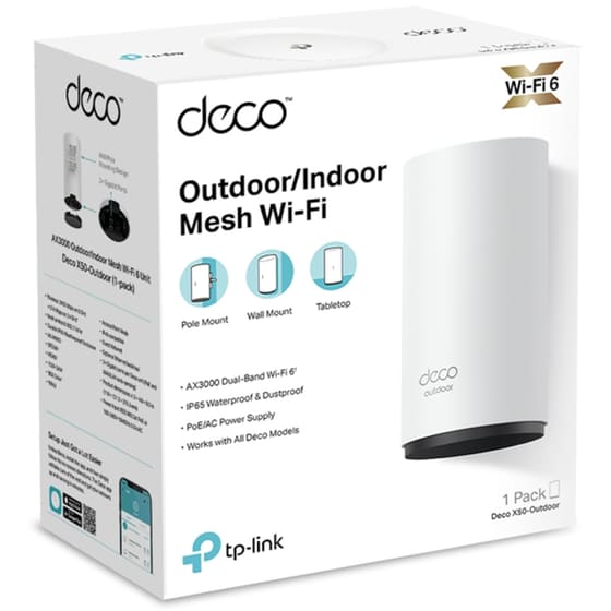 TP-Link Deco X50-Outdoor Access Point Wi-Fi 6 Dual Band (2.4 & 5 GHz) 3000 Mbps image 5