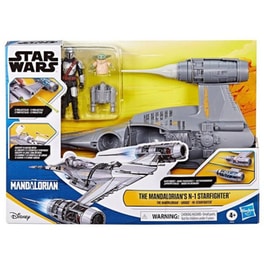 Hasbro Star Wars Disney Star Wars The Mandalorian's N-1 Starfighter and Figure Set