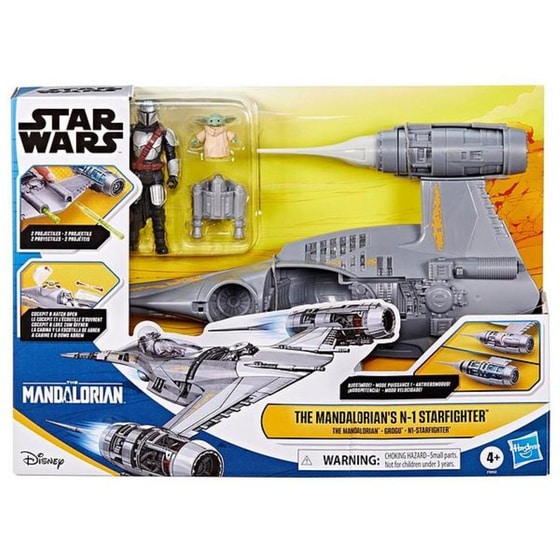 Hasbro Star Wars Disney Star Wars The Mandalorian's N-1 Starfighter and Figure Set image 0